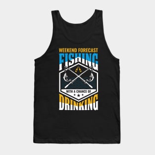 Funny fishing t-shirt Tank Top